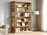 75 Inch 6 Tier Bookcase with Display Shelves and Storage Etagere 04059795