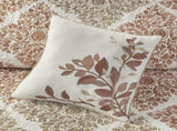 6 Piece Printed Quilt Set with Throw Pillows Multi Full/Queen B03597396