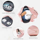 Luggage Sets 4 Piece, ABS Durable Suitcase with Travel Bag, Carry On Luggage Suitcase Set with N726P218511S