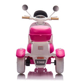 12V Two-seater Kids Ride On Electric Motorcycle,Three Wheels Kids toy with Slow Start,Multi-function W1578P208327