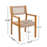 BRAIDED DINING CHAIR Light Brown N779P202840T