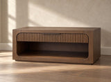Leanna Brown Oak Nightstand w/Wood Top B2756P614527