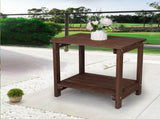 Rectangular Wood Side Table Light Brown 64934750