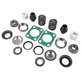 Front Axle King Pin Rebuild Kit Fit for Chevy GMC K3500 Bearing Bushing Spring Seal 02442257