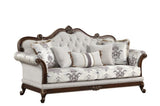 Gloria Traditional Style button tufted Sofa B009139091