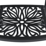 Cast Aluminum Patio Dining Chair 2PCS With Black Frame and Cushions In Random Colors W1710P166051
