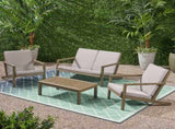 LEAH 4PC CHAT SET 65909.00GRY