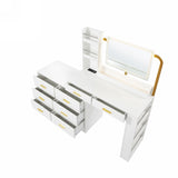 Modern White 8-Drawer Dresser for Bedroom - Ample Storage Wide Chest of Drawers, Sturdy & Safe W1785P239197