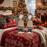 2PCS Set Christmas Gnome Decorations Holiday Table Centerpieces for Party Gifts, Spooky Desktop 49715647