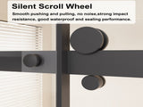 48.in W x 72.in H Frameless Shower Single Sliding, 1/4 inch Thick Clear Tempered Glass Shower W3048P469329