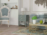 2 Drawer Side table,American style, End table,Suitable for bedroom, living room, study W68882620