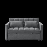 Sleeper Sofa, Convertible Sofa, Recliner, Bed, 3-in-1, 3-Position Adjustable Backrest, 2-Seater W1853126217