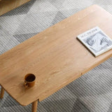 Center table Low Table 100% solid wood Top plate Desk Coffee table Width 100 x Depth 50 x Height 44 W1283121840