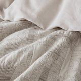 3 Piece Cotton Jacquard Duvet Set-Full/Queen B035P280384