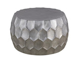 CT101 Modern Contemporary Round Aluminum material 32" Coffee Table, Farmhouse Table with Glossy B009P295927