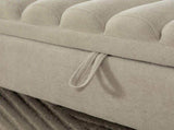 65.75" Wide Modern Upholstered Storage Bench 27861716
