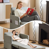 Adult Sleeper Chair Bed, 3-in-1 Convertible Sofa Chair Bed Pull-out Sofa Bed, Convenient Folding 35432052
