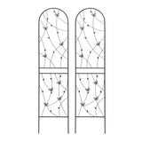 4 Pack Metal Garden Trellis 86.7" x 19.7" Rustproof Trellis for Climbing Plants Outdoor Flower W1586P268062
