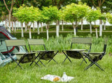 4-piece Folding Outdoor Chair with Storage Bag, Portable Chair for indoor, Outdoor Camping, Picnics W24172219
