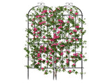 2 Pack 16" x 61" Rustproof Iron Garden Trellis 96760539