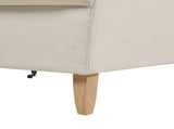Alana 88" L-Shape Reversible Sectional Sofa, Light Beige Linen B2719P238357