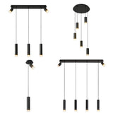 Angelina 6 - Light Matte Black Kitchen Island PendantUnable ship weekends, TK/TEMU only 82077790