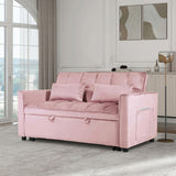 Convertible Sofa Bed,3-in-1 Pull Out Couch Bed with Reclining Backrest and Pillows,Sofa Bed Chair W2941P290201