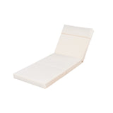OUTDOOR FURNITURE RECLINING CHAIR CUSHIONS WITH HEADREST, HIGH-DENSITY FOAM CHAIR CUSHION WITH TIES, N770P285267C