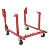 ZNTS 1000lb Auto Engine Cradle Stand for Chevrolet Chevy V8 Red 65871450