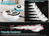 Multi-Surface Steam Cleaning Machine 6 Steam Output Settings Complete Accessory Kit Nylon Steel 72469612