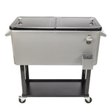 ZNTS 80QT Iron Spray Cooler with Shelf 38799184