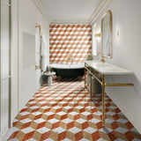 Hexagon Water-jet marble,White Gold Red 3 color, natural marble, for floor and wall,polished marble W1696P314482