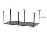 3x6 Overhead Garage Storage Rack, Heavy Duty Adjustable Ceiling Mounted Storage Racks, 750LBS Weight 93039307