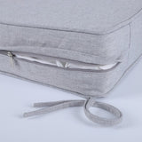 24x24 Inch Outdoor Deep Seat Cushion Set - Waterproof Fade-Resistant Patio Furniture Cushions with W419P290481