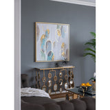 39.5" x 39.5" Modern Oil Painting, Square Framed Wall Art for Living Room Dining Room Office W2078130300