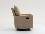 Short plush manual button armchair sofa W547P322818