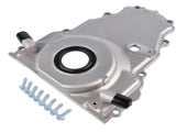 Timing Chain Cover w/ Dual-10AN Turbo Oil Drain Bungs Fits for Gen IV GM LS Series Engines 6.0L 5.3L 19482588