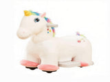 6V Electric Kids Ride On Unicorn Battery Powered Animal Toy with Music, Foot Pedal & Forward 78386139