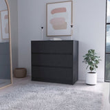 Avra 3 Drawer Dresser, Manufactured Wood Top and Front Chest of Drawers B128P148662