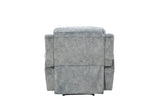 Mariana Silver Gray Fabric Manual Recliner Chair B2726P250940