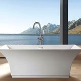 ZNTS Freestanding Bathtub Faucet with Hand Shower W1533125097