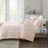 Twin/Twin XL Metallic Printed Comforter Set B03595840