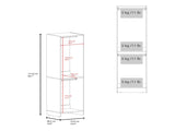 Dover Closet, 2 Shelves, White B097P474256
