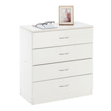 ZNTS FCH Modern Simple 4-Drawer Dresser White 52846176