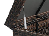 Simple And Practical Outdoor Deck Box Storage Box Brown Gradient 16929043