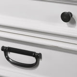 Clelane Wood Bedroom Set with Shiplap Panel King Bed, Dresser, Mirror, and Nightstand T2574P202583