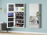 Retro PVC Wood Grain Coating Whole Body Mirror Decoration Storage Dressing Mirror Jewelry Mirror 35229024