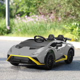 ZNTS 24V Battery Powered Ride On Car for Kids, Licensed Lamborghini, Remote Control Toy Vehicle with W2181P149201