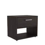 Alpine 18" High One Drawer Nightstand with One Shelf, Side Table, End Table For Bedroom, Living Room B070P286442