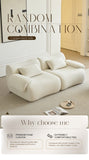 Sofa in a Box, Memory Foam 2-Seater Couch, Modern Compression Sofa with Deep Seat, No Assembly W3622P346250